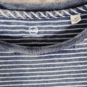 AG Men's Striped T-Shirt Sz Medium Nautical Classic